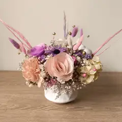 GENERICO - Arreglo flores secas Destellos Rosados Día de la Madre