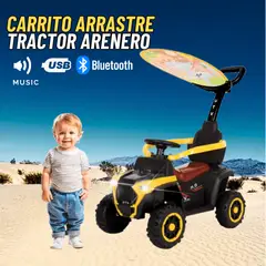 GENERICO - Carro Juguete Arrastre Tractor con Bluetooth para niño