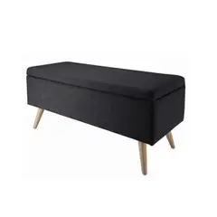 HOGAR & SPACIOS - HYS BANQUETA BELU NEGRO