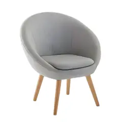 HOGAR & SPACIOS - HYS BUTACA ROUNY GRIS CLARO