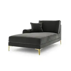 HOGAR & SPACIOS - HYS CHAISE LONGUE EGIPCIO GRIS