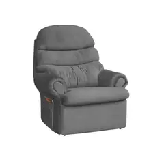 HOGAR & SPACIOS - HYS RECLINABLE CANO GRIS CLARO