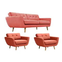 HOGAR & SPACIOS - HYS SALA 3 1 1 CAIRO ROSADO