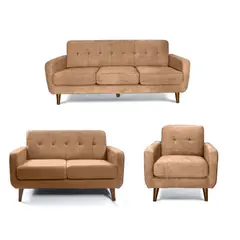 HOGAR & SPACIOS - HYS SALA 3 2 1 BENNIE BEIGE