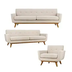 HOGAR & SPACIOS - HYS SALA 3 2 1 CRISTINA BEIGE