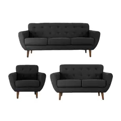 HOGAR & SPACIOS - HYS SALA 3 2 1 HENRY NEGRO