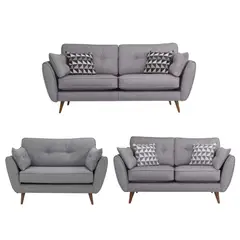 HOGAR & SPACIOS - HYS SALA 3 2 1 MAGNO GRIS