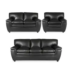 HOGAR & SPACIOS - HYS SALA 3 2 1 VADY NEGRO