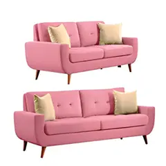 HOGAR & SPACIOS - HYS SALA 3 2 SAIFER ROSADO