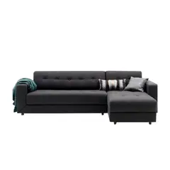 HOGAR & SPACIOS - HYS SECCIONAL DERECHO AMED GRIS OSCURO