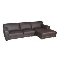 HOGAR & SPACIOS - HYS SECCIONAL DERECHO OBENS MARRON OSCURO
