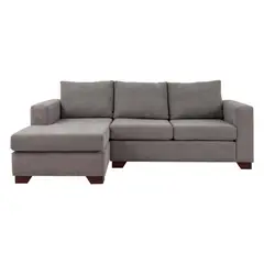 HOGAR & SPACIOS - HYS SECCIONAL IZQUIERDO SAFETI MARRON OSCURO