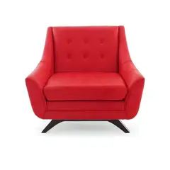 HOGAR & SPACIOS - HYS SILLON BISSON ROJO