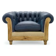 HOGAR & SPACIOS - HYS SILLON RONELD AZUL NOCHE