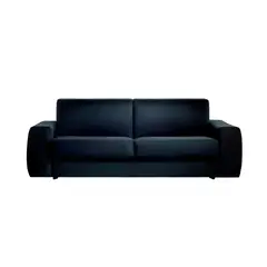 HOGAR & SPACIOS - HYS SOFA 2 CUERPOS ALBIN NEGRO
