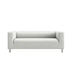 HOGAR & SPACIOS - HYS SOFA 2 CUERPOS SNOW BLANCO