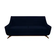 HOGAR & SPACIOS - HYS SOFA 2 CUERPOS SORNEL AZUL NOCHE