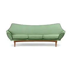 HOGAR & SPACIOS - HYS SOFA 3 CUERPOS AKIRA VERDE PALIDO