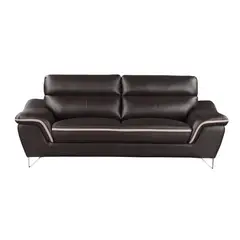 HOGAR & SPACIOS - HYS SOFA 3 CUERPOS ALESSIO NEGRO