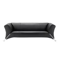 HOGAR & SPACIOS - HYS SOFA 3 CUERPOS FORDI NEGRO