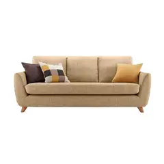 HOGAR & SPACIOS - HYS SOFA 3 CUERPOS LOUIS BEIGE