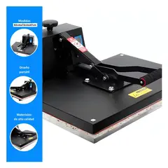 GENERICO - Máquina de Subliminación Plana 40x60 cm Negro