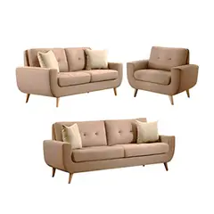 HOGAR & SPACIOS - HYS SALA 3 2 1 SAIFER BEIGE