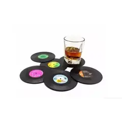 GENERICO - Posavaso de disco de vinil de calidad A1