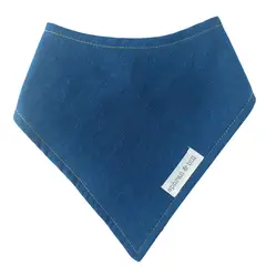 EPHRAN & BILL - Babero Bandana para Bebé Jean Azul