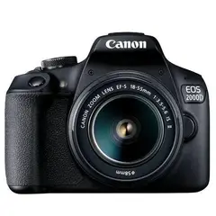 CANON - EOS 2000D con kit IS II de 18-55 mm