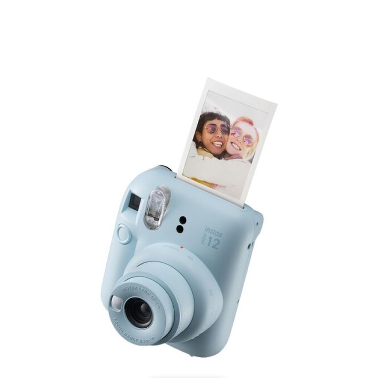 Cámara instantánea híbrida INSTAX MINI 12 azul