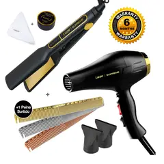 LIZZE - PLANCHA Y SECADORA SUPREME + PEINE DE CORTE