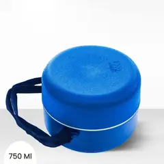 POLIMES - Termo de Comida clasico Lunchy Azul 750 Ml