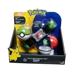 POKEMON - Takara Tomy Cinturon con Pokebola Bulbasaur