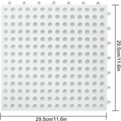 GENERICO - Pack X6 Alfombrilla de baño antideslizante alfombra tpe110