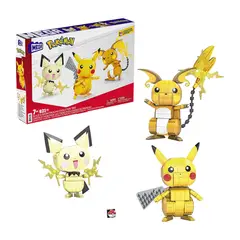 POKEMON - MEGA BUILD AND SHOW PIKACHU EVOLUCIONES