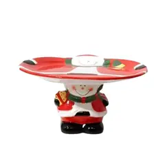 GENERICO - Porta Paneton Navideño con Diseño Muñeco de Nieve