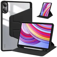 GENERICO - Funda para iPad 102 Magnética 360° + portalápiz Negro Antishock
