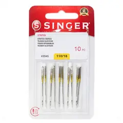 SINGER - Aguja Nro 18 para Maquinas Coser Domesticas Familiar