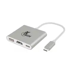 XTECH - ADAPTADOR MULTIPUERTO USB-C A USB HDMI USB-C PN XTC-565