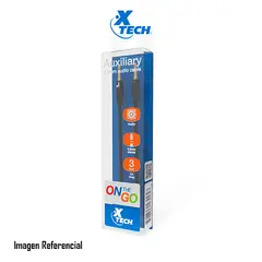 XTECH - CABLE DE AUDIO ON-THE-GO 35MM LONGITUD 1M PN XTG-232
