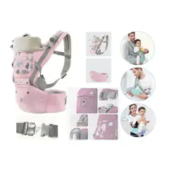 GENERICO - Canguro Ergonómico Ballenita para Bebé Niña