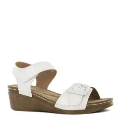 IMPULS - Sandalias Taco Cuña Mujer Saida04 Blanco