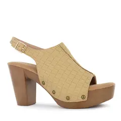 IMPULS - Sandalias con Taco Mujer Abi03 Nude