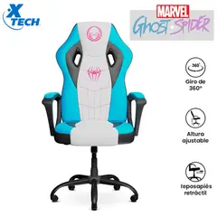 XTECH - Silla Gamer MARVEL EDICIÓN GHOST SPIDER