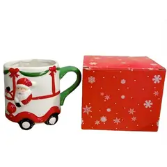 GENERICO - Taza Navideña con diseño de Papa Noel