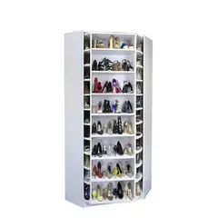 HOGAR & SPACIOS - HYS ZAPATERA 360 VERTICAL BLANCO