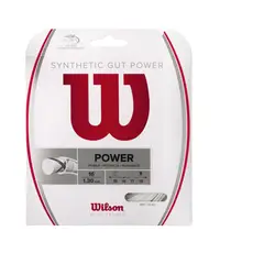 WILSON - Set de Cuerda Synthetic Gut Power 16 Blanco -