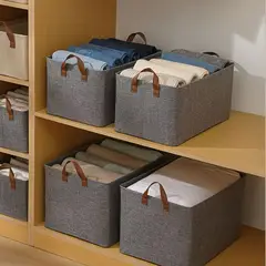 GENERICO - Set x 4 Cajas Organizadoras De Ropa Para Closet