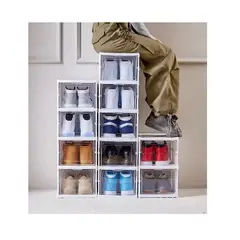 OTTOWARE - Zapatera Acrílica Plegable de 5 Niveles